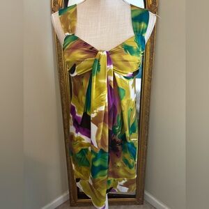 JFW Vibrant Multicolor Sleeveless Mini Dress - size medium